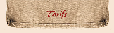 Tarifs tipi artisanal